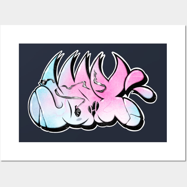 Joax graffiti throw up Wall Art by joax